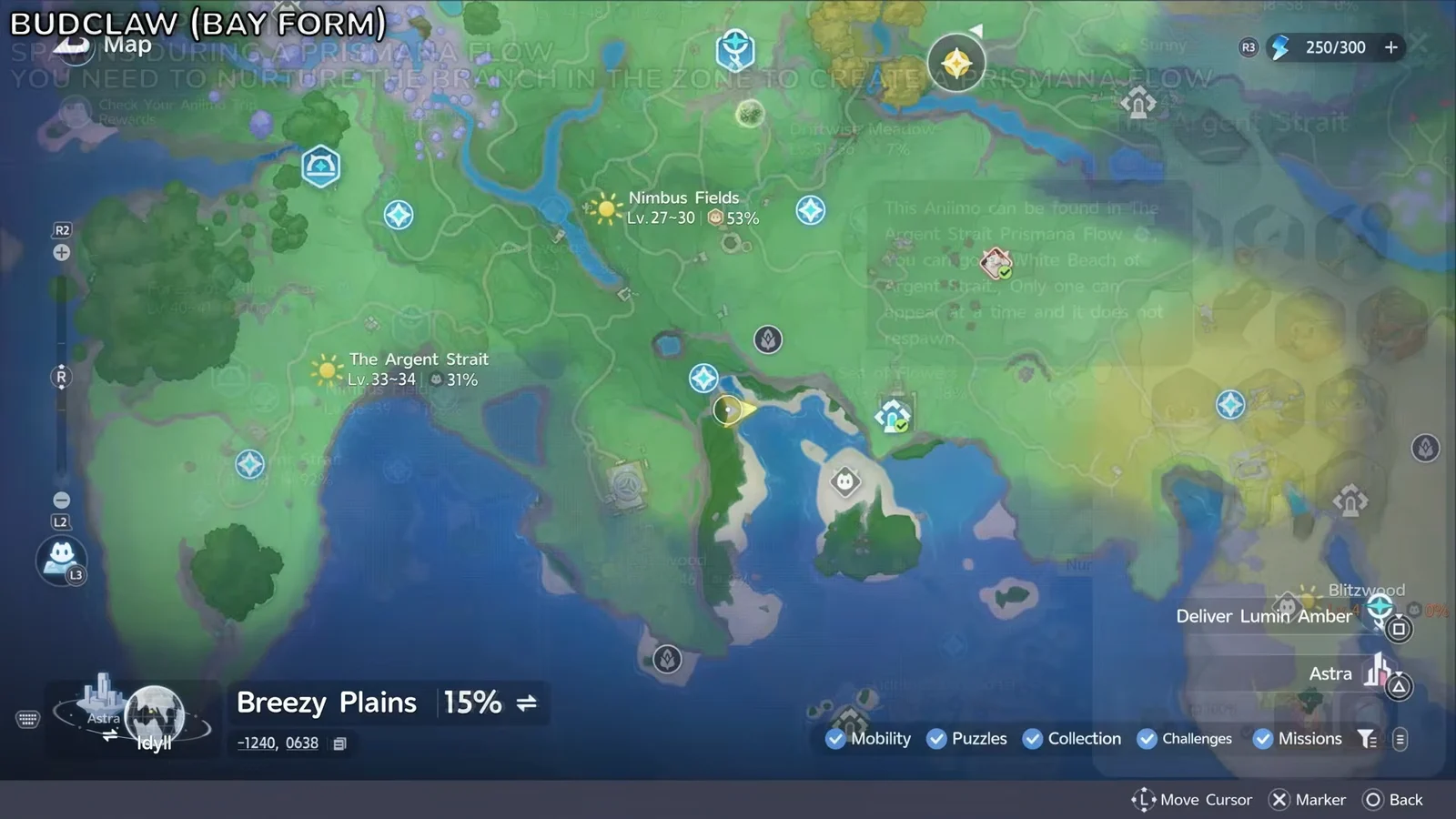 Budclaw (Bay Form) Location