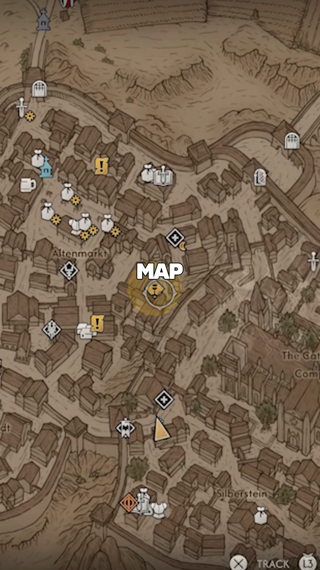 Map Location in Svartrau City