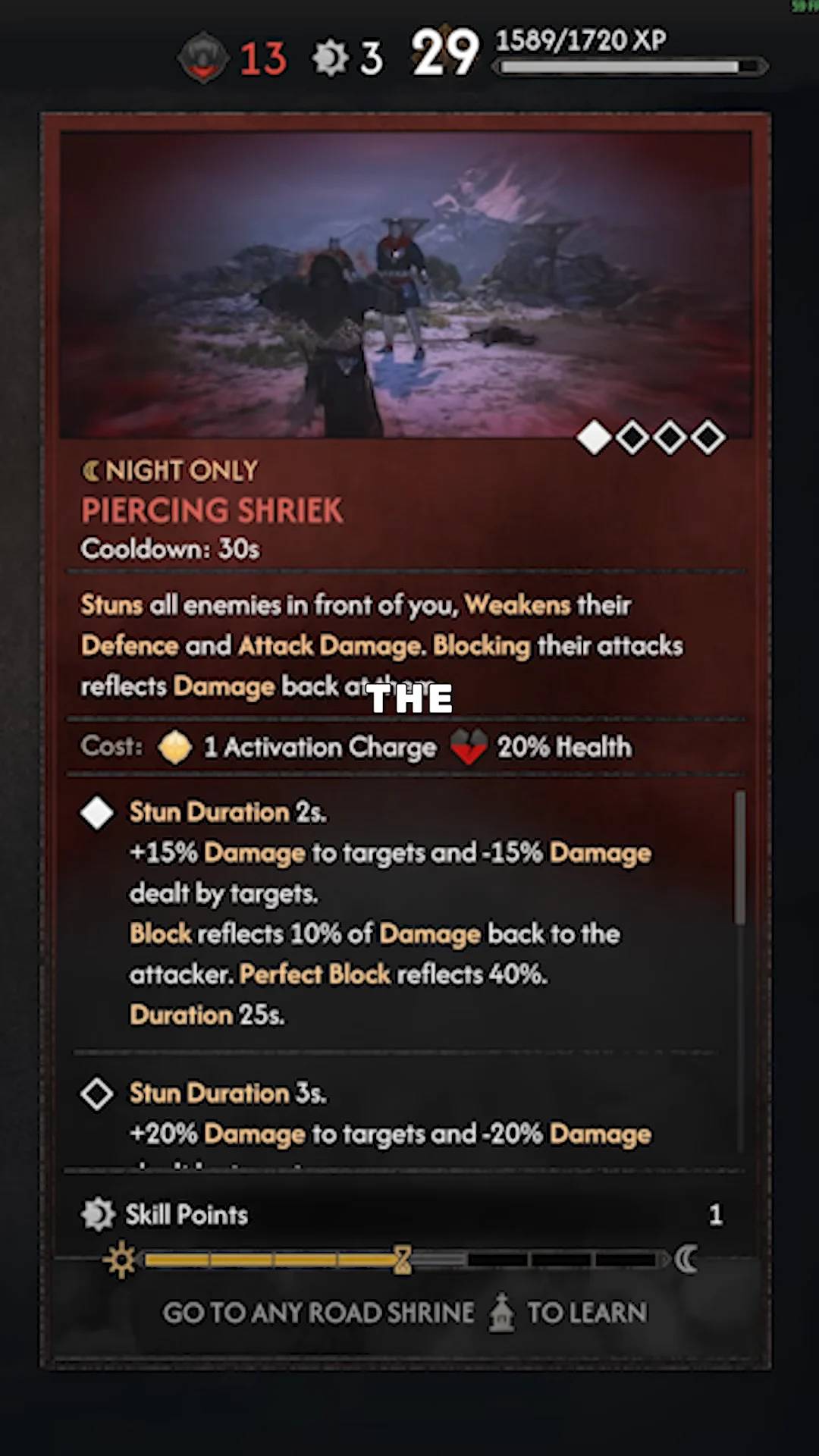 Piercing Shriek Skill Tree Details