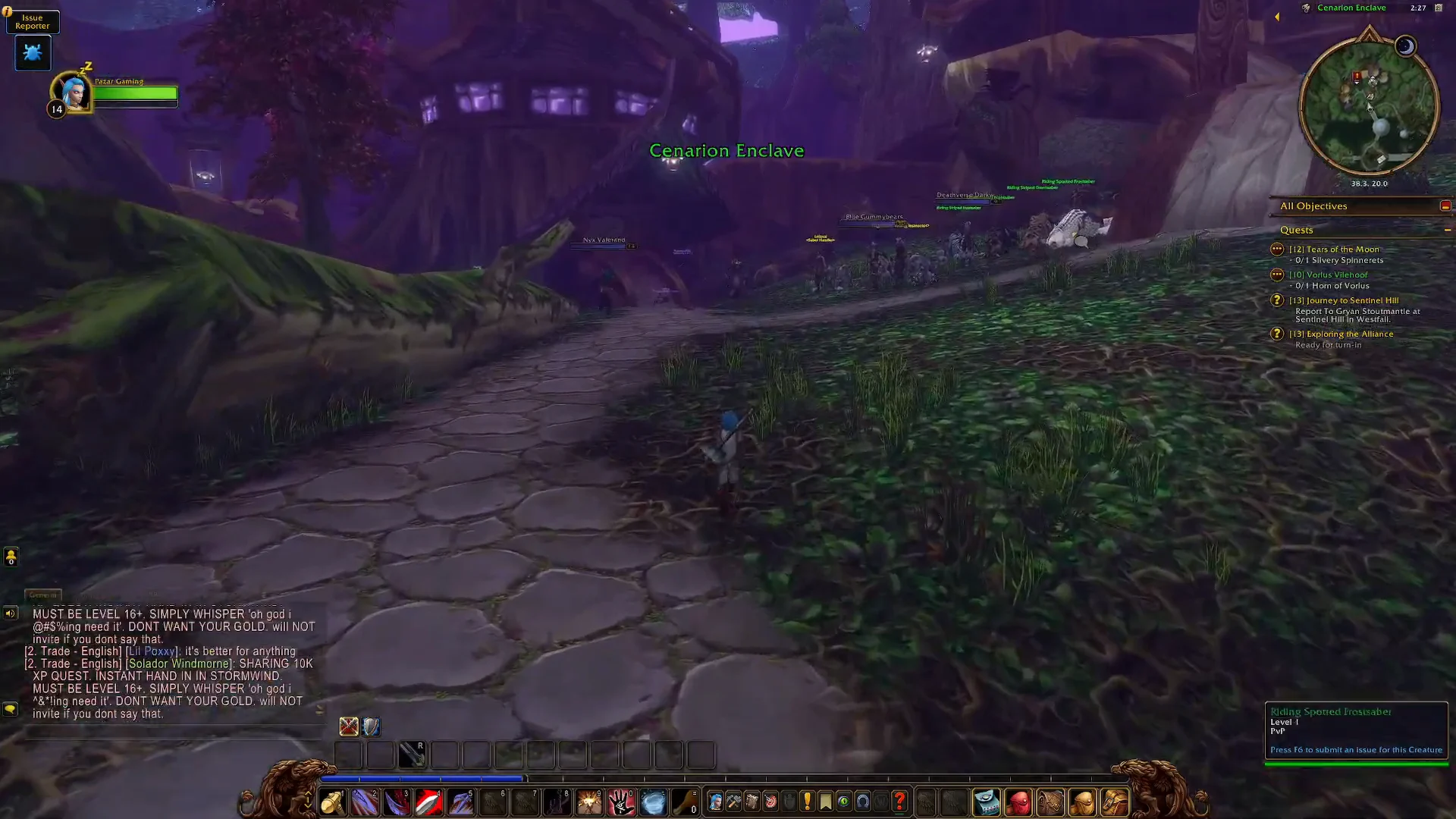 Heading to Cenarion Enclave