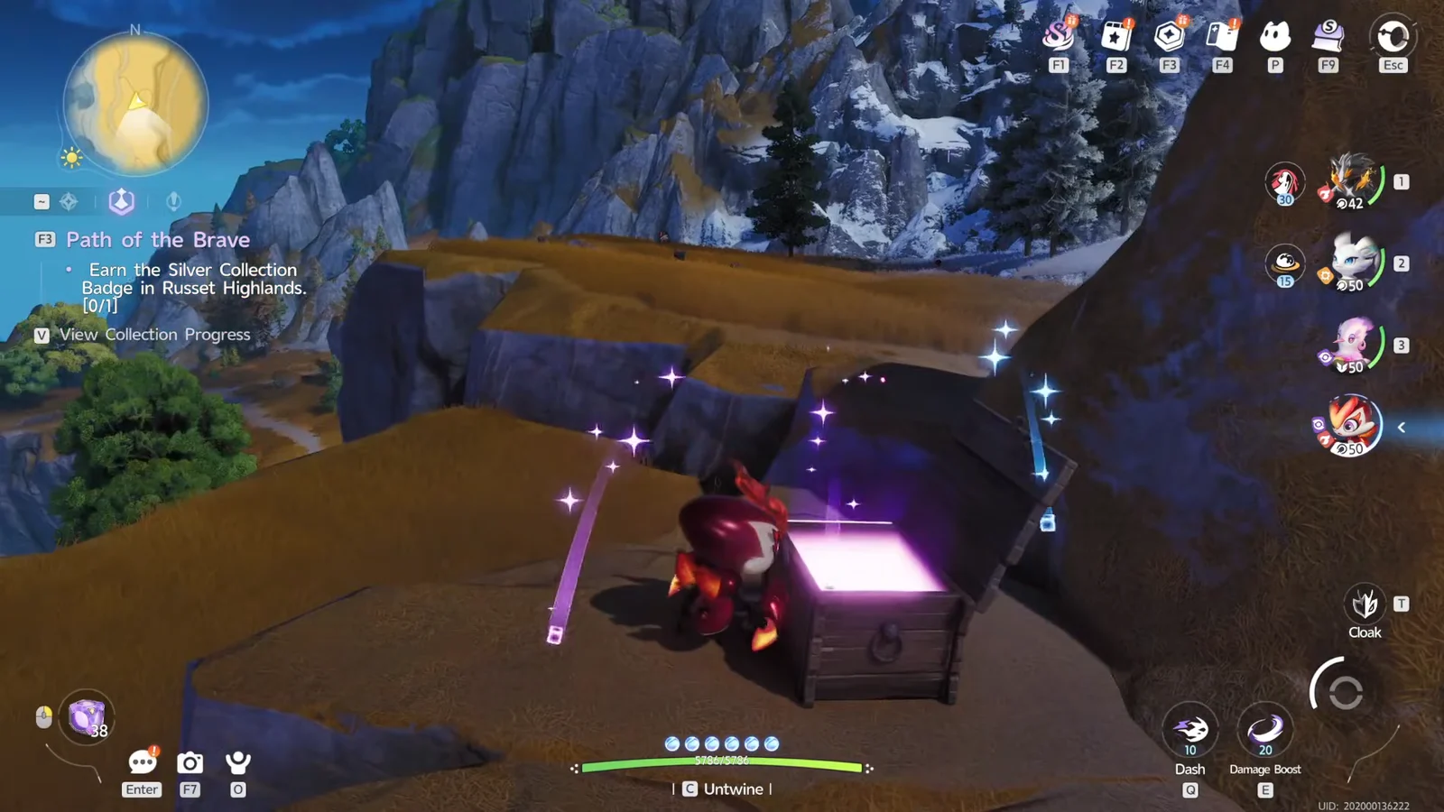 Opening Chest