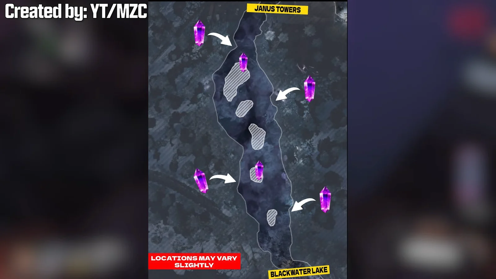 Monolith Forest Crystal Locations Map