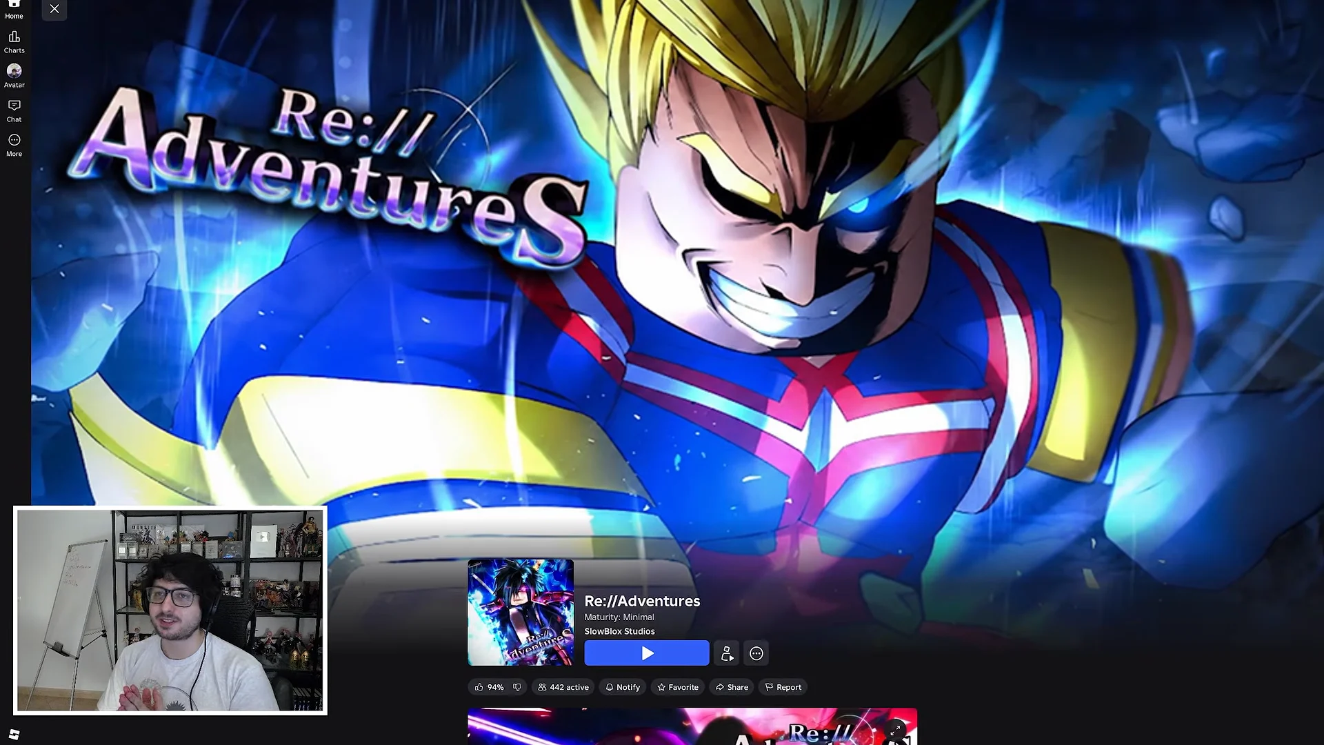 Roblox Game Page Overview