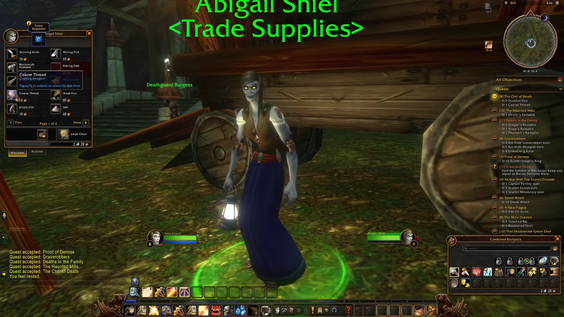 Buying Coarse Thread