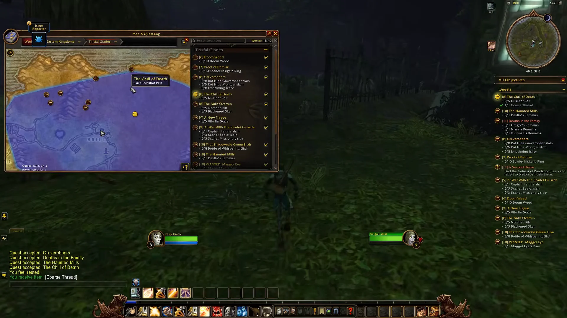 Navigating to Duskbat Area