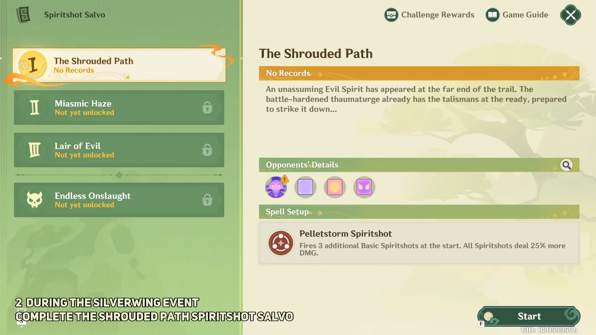 Initiating The Shrouded Path