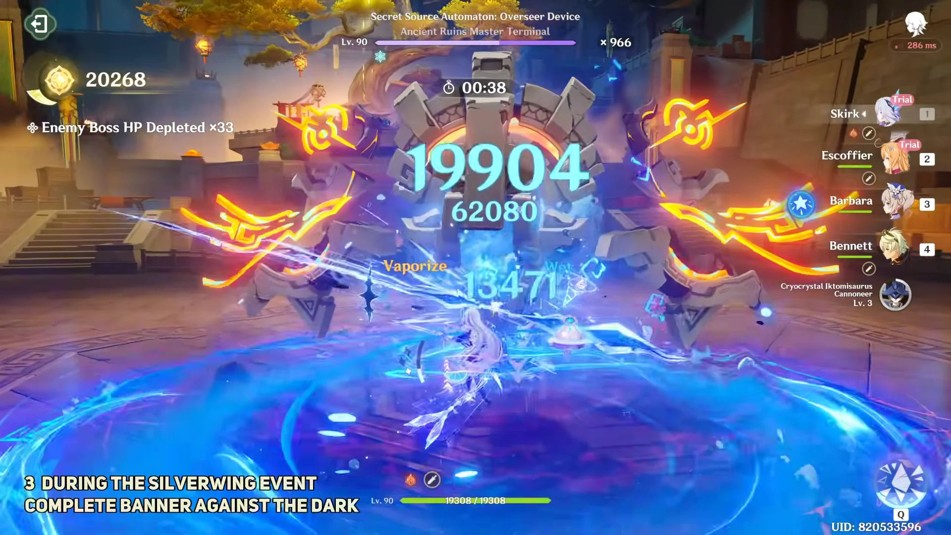 Fighting through Banner Against the Dark combat