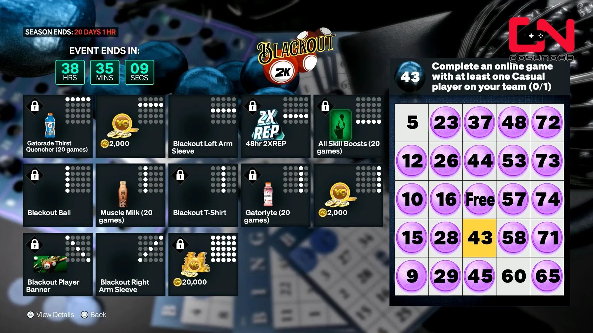 Blackout Card Tile 43