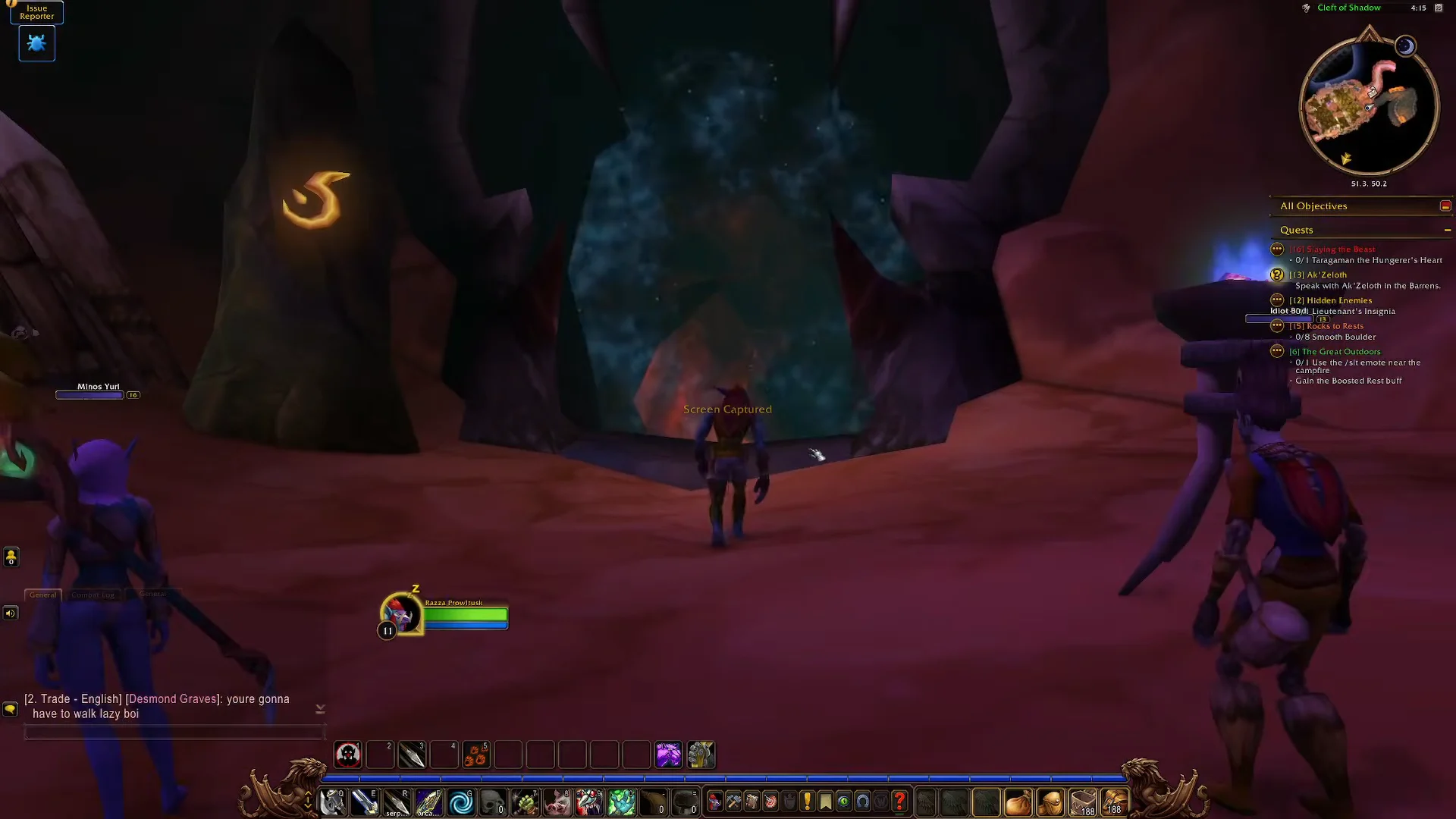 Reaching the Dungeon Portal