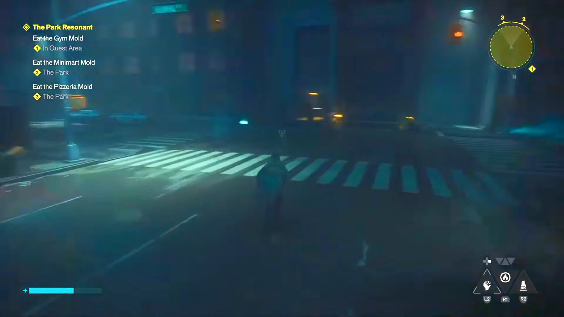 Exiting to the street
