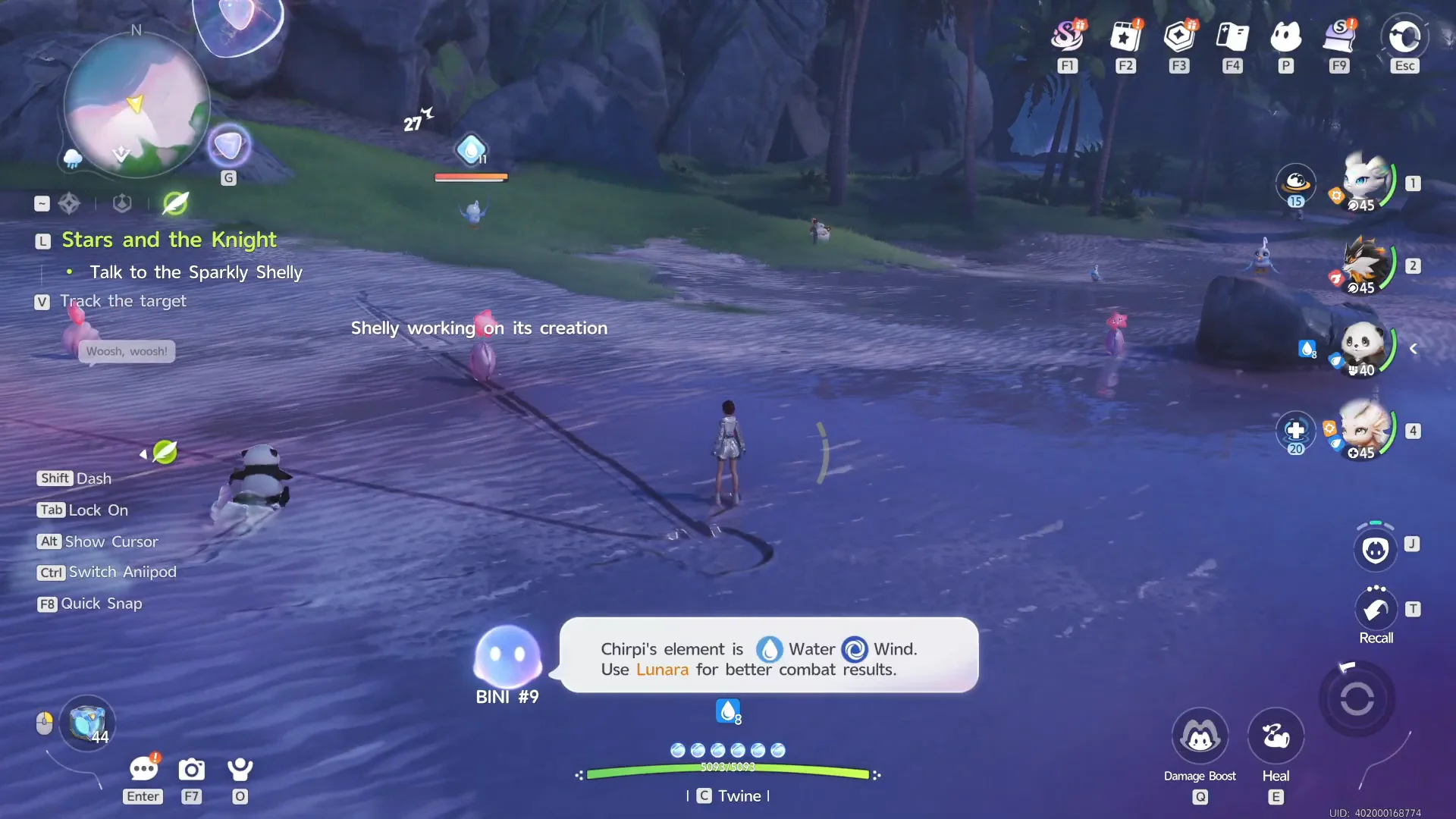Approaching Shelly