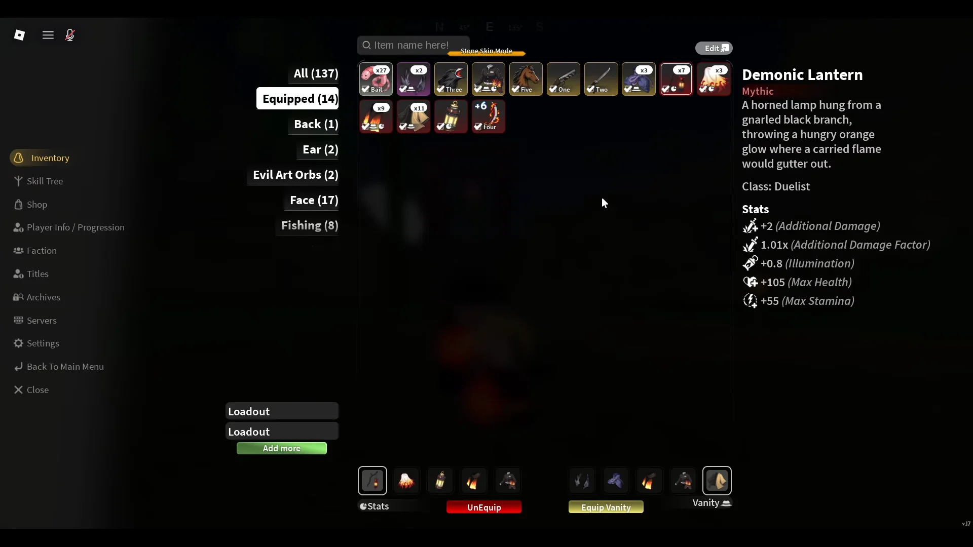 Gear & Inventory Showcase