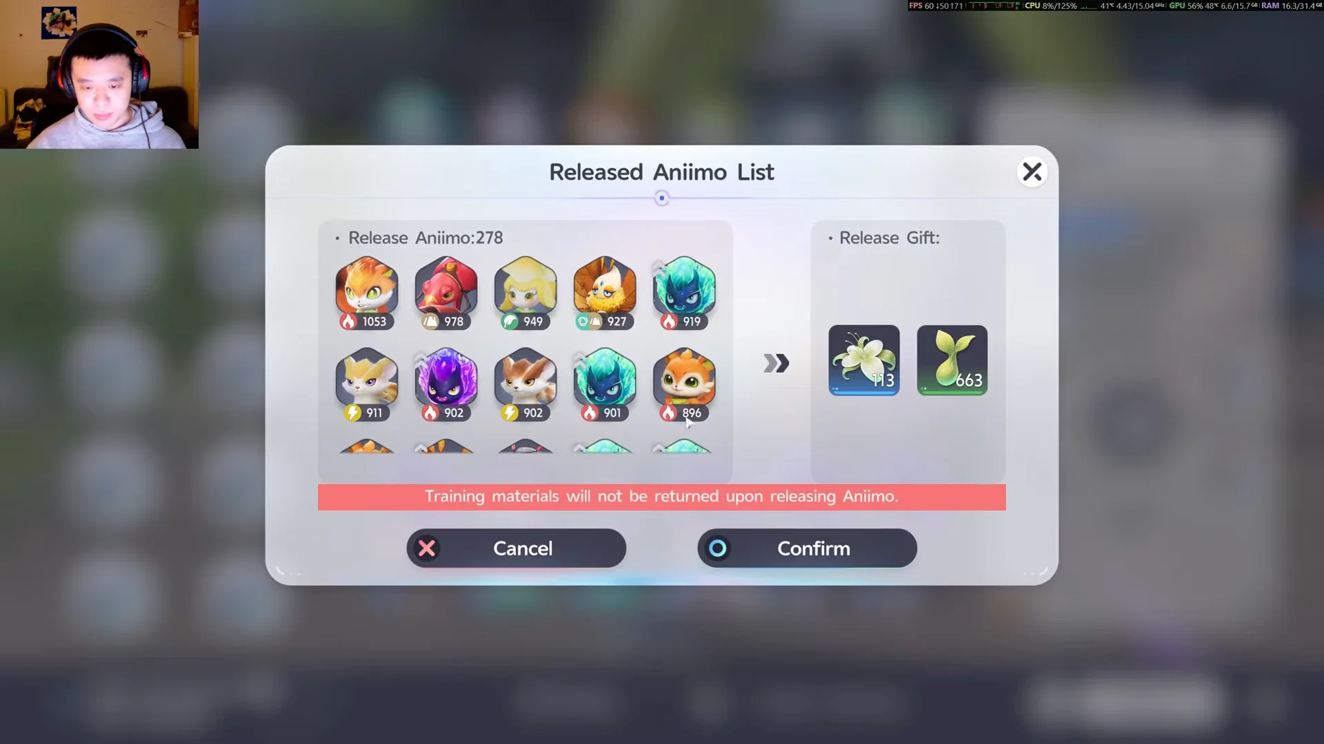 Confirming Aniimo Release