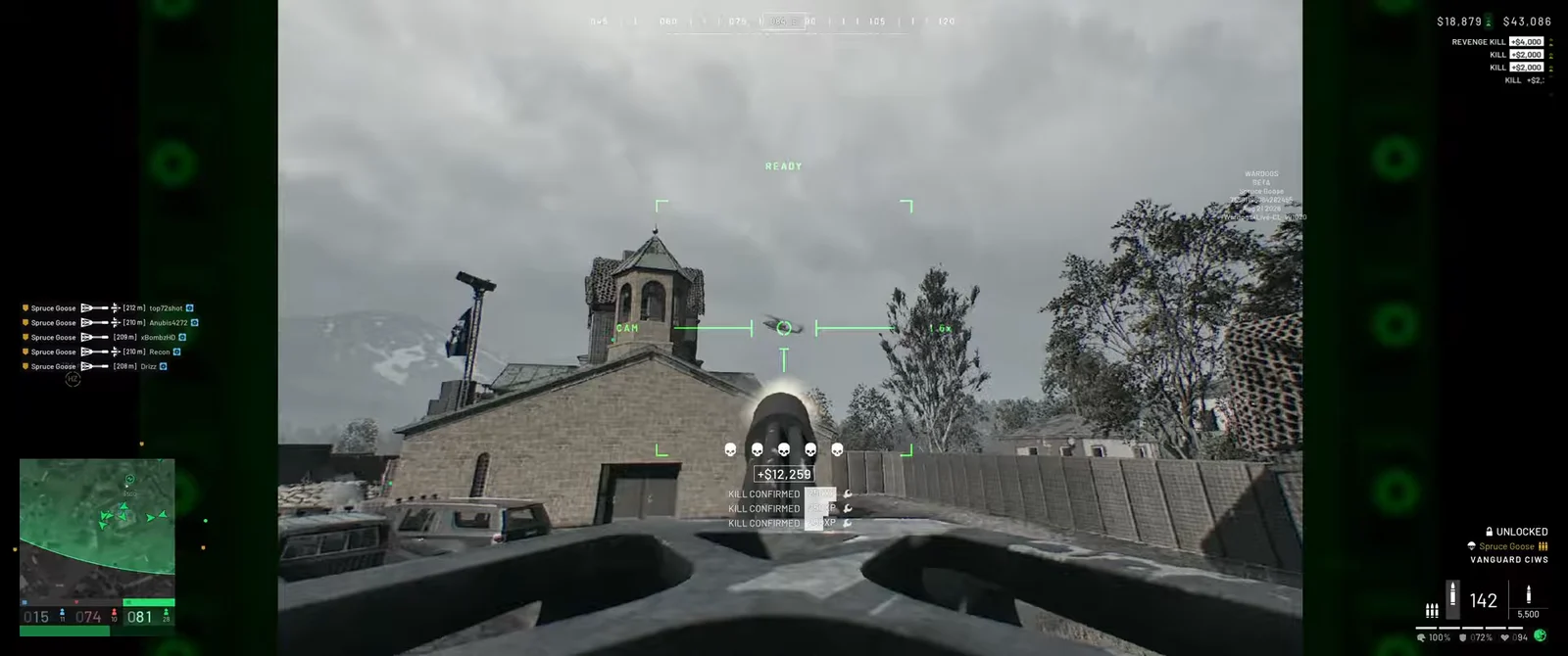 Destroying the vehicle