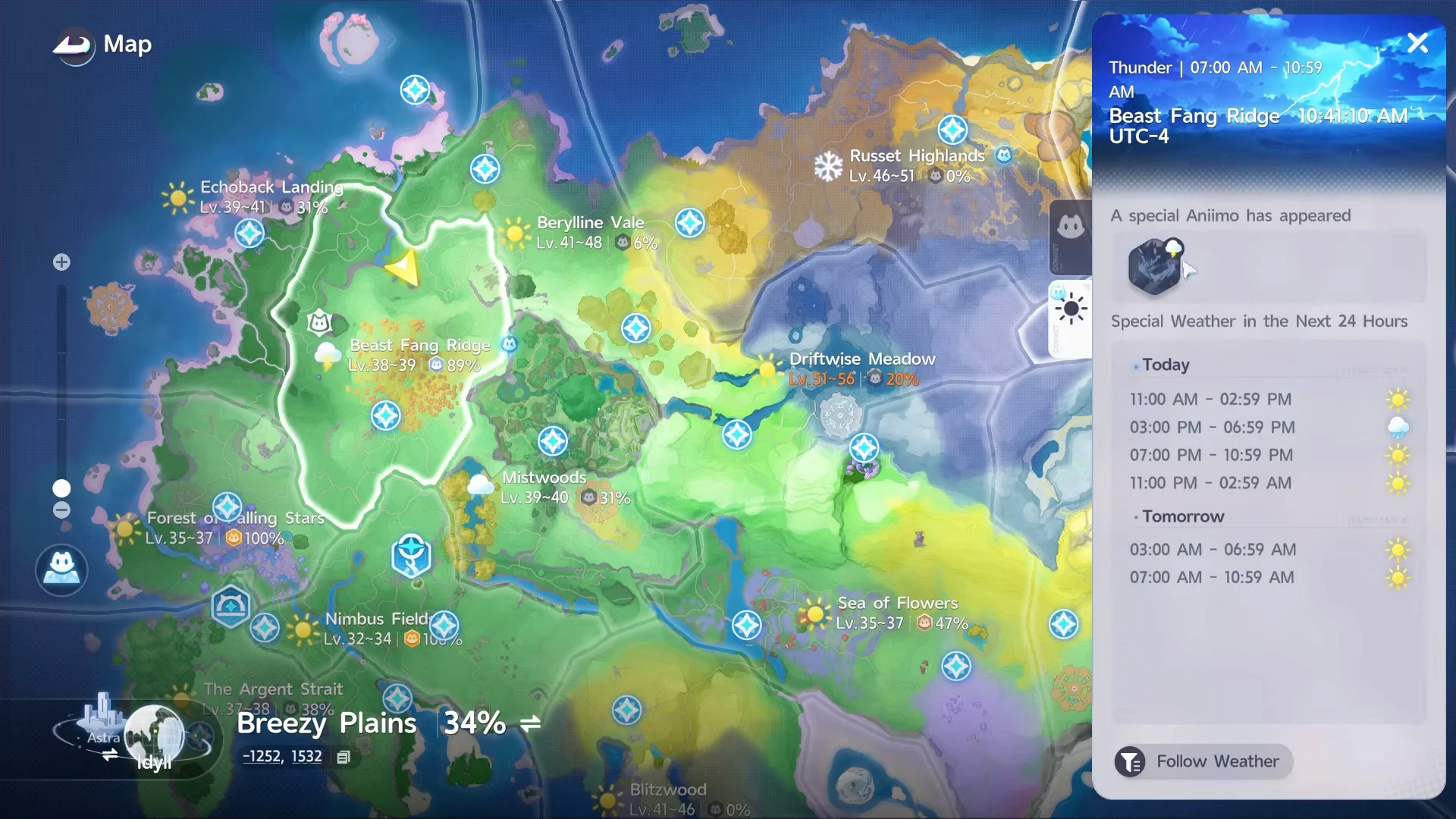 Map and Weather Check