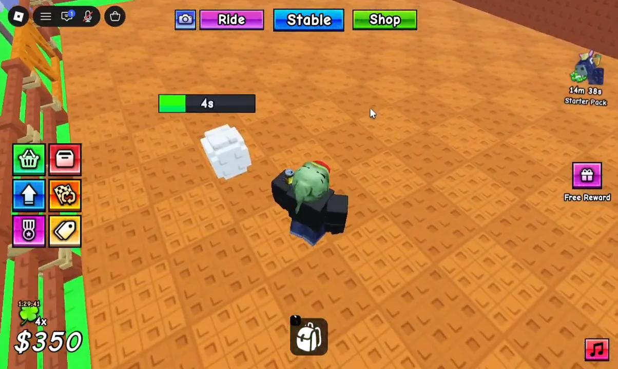 Placing Egg in Stable