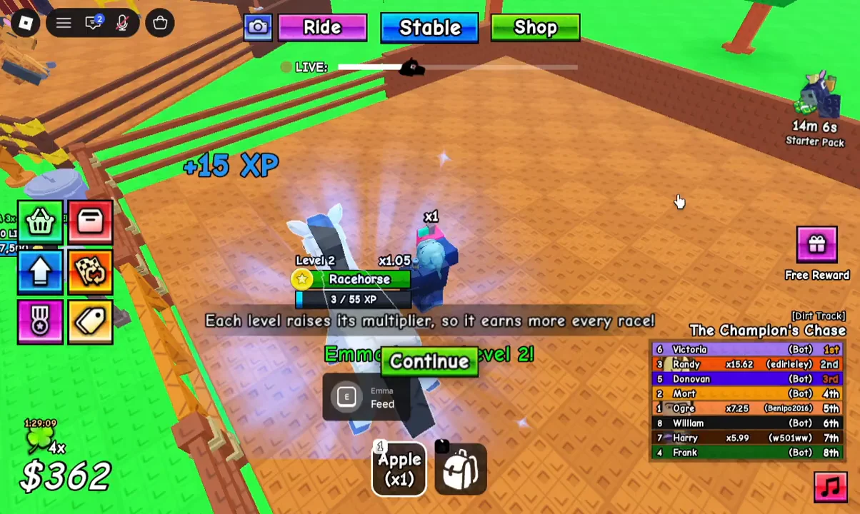 Feeding Horse for XP