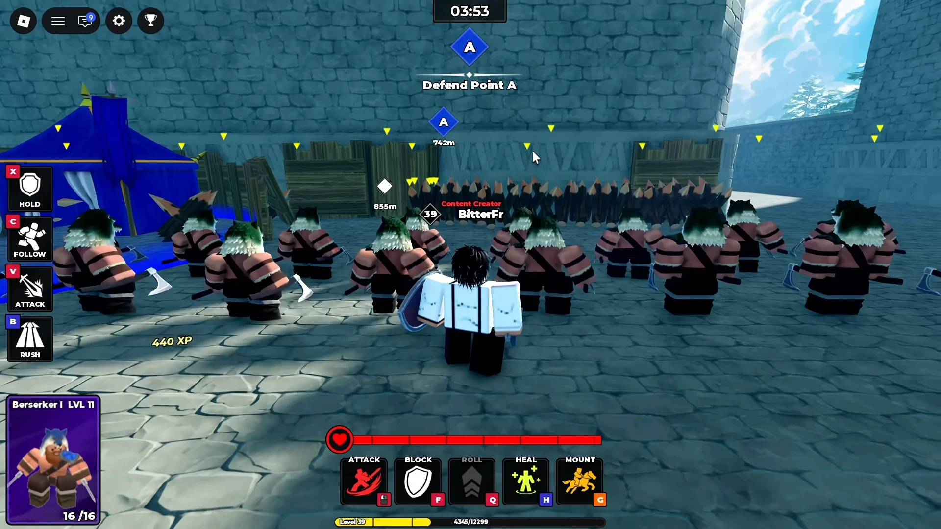 Berserker Spawn and Combat
