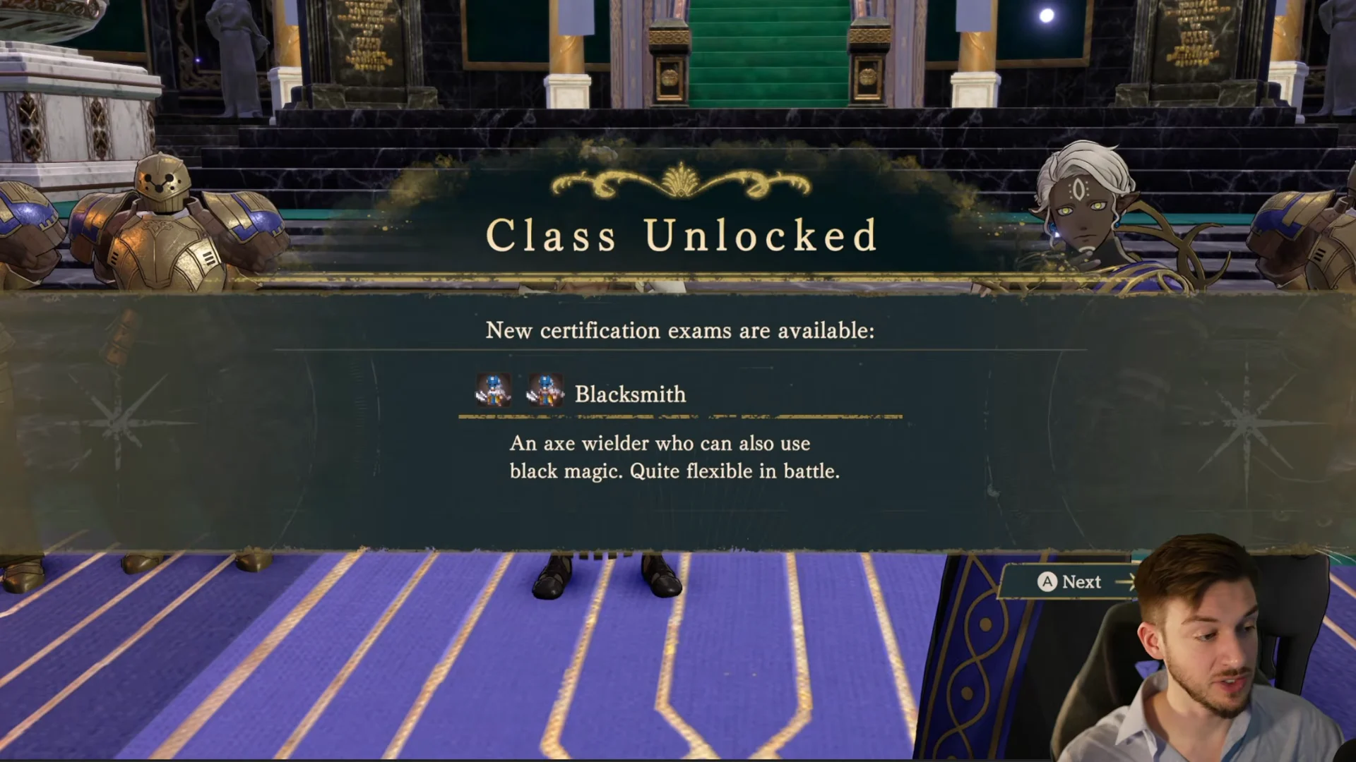 Unlocking Blacksmith Class