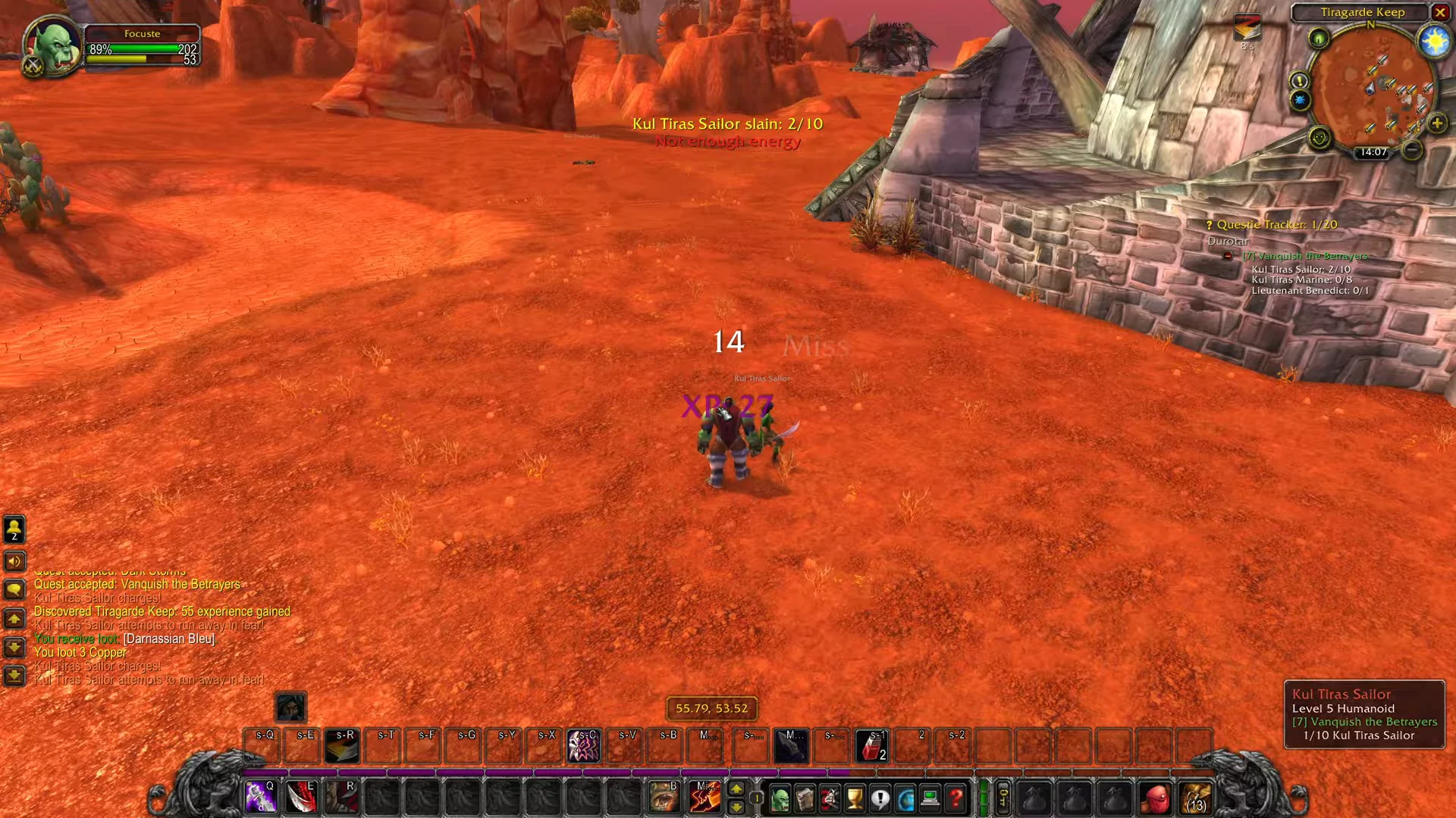 Slaying Kul Tiras Sailors