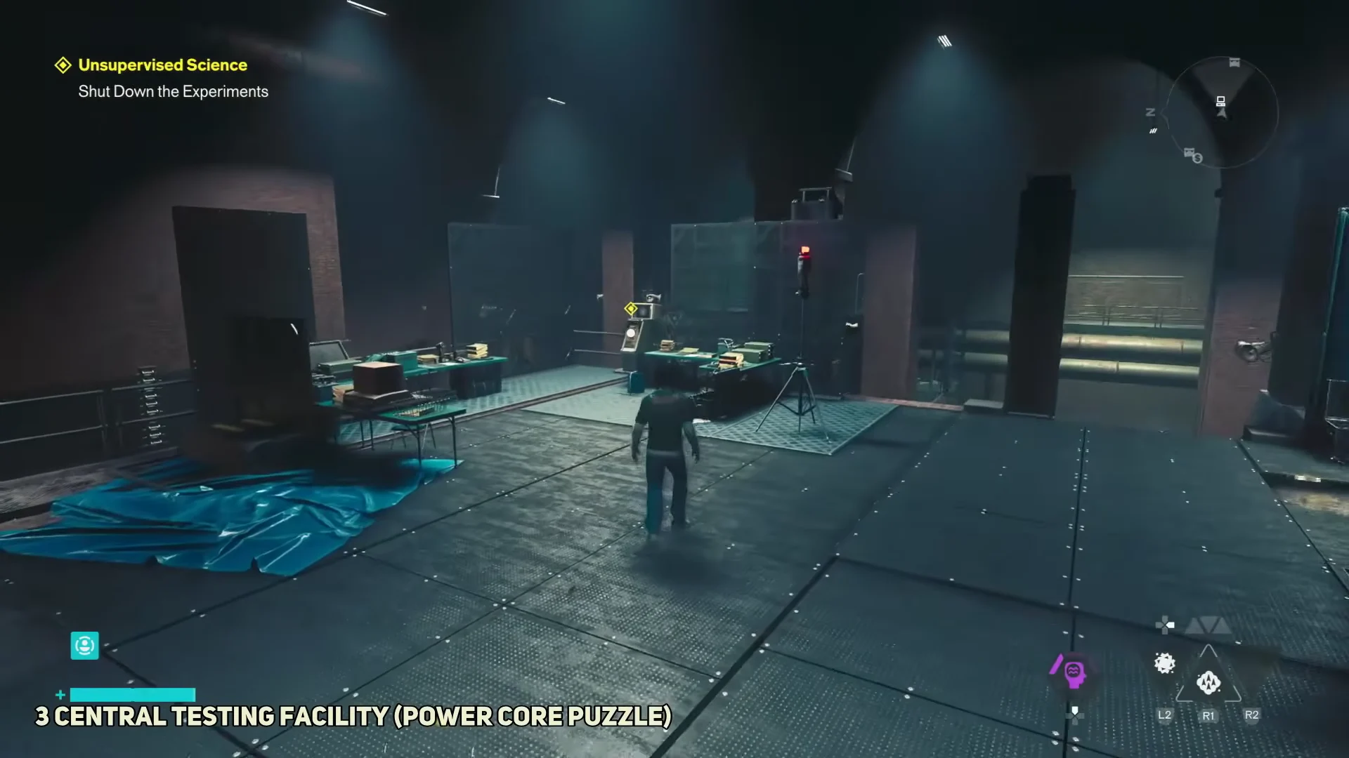 Entering Central facility