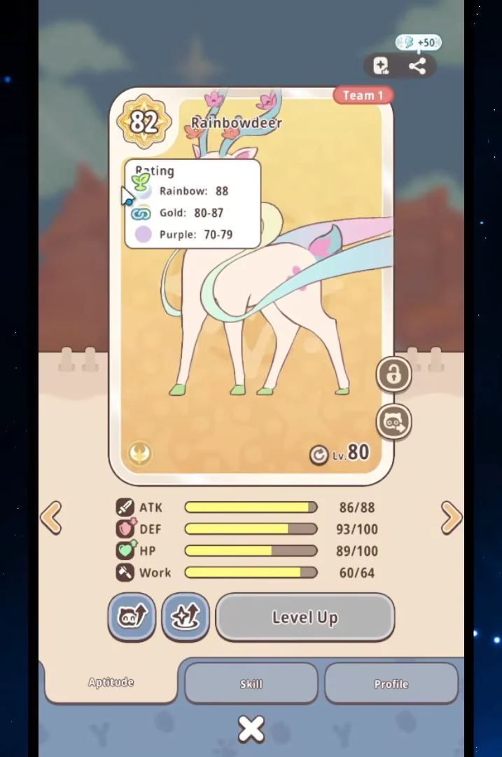 Lumi Rarities & Base Stats
