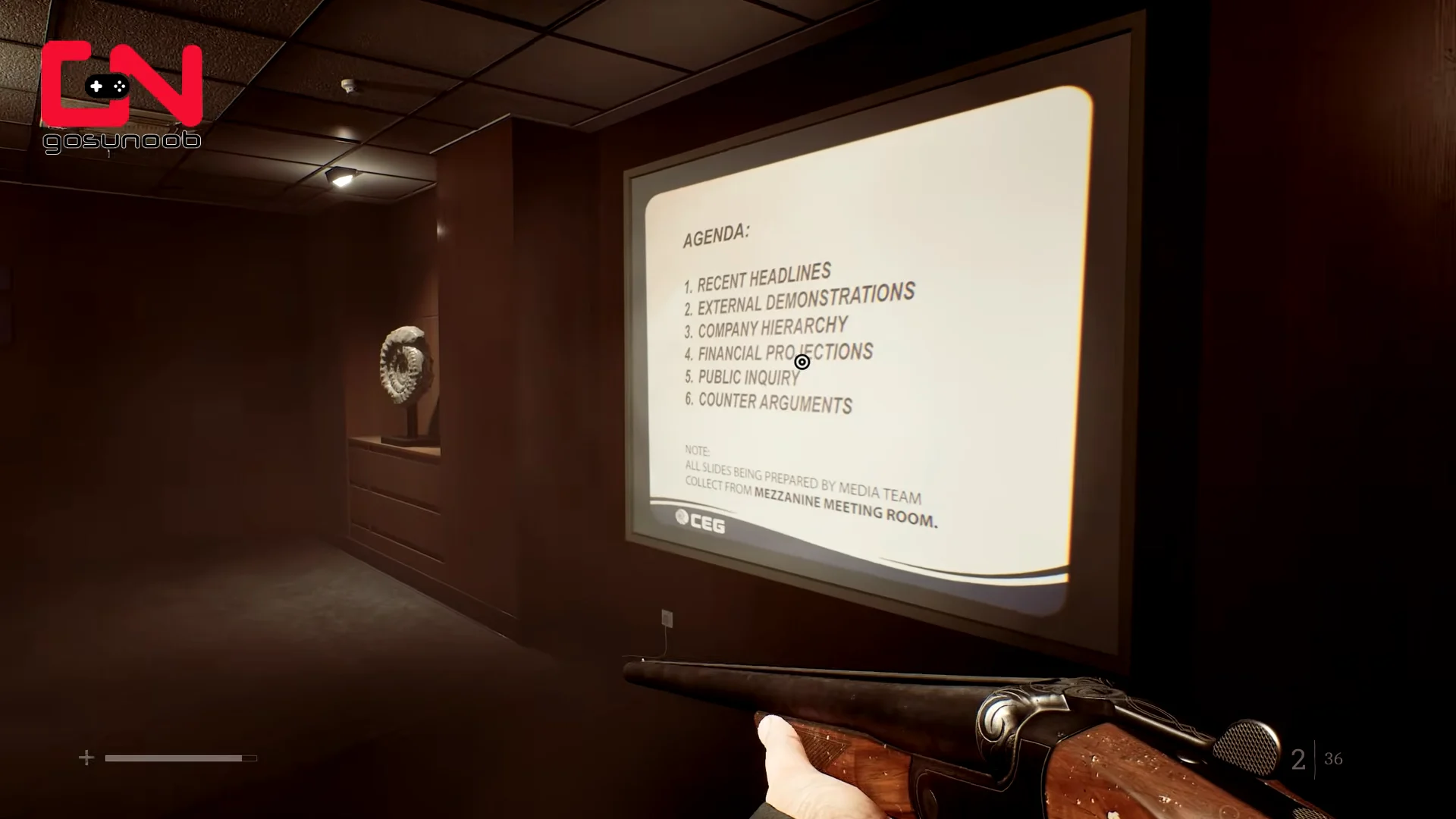 Entering Meeting Room