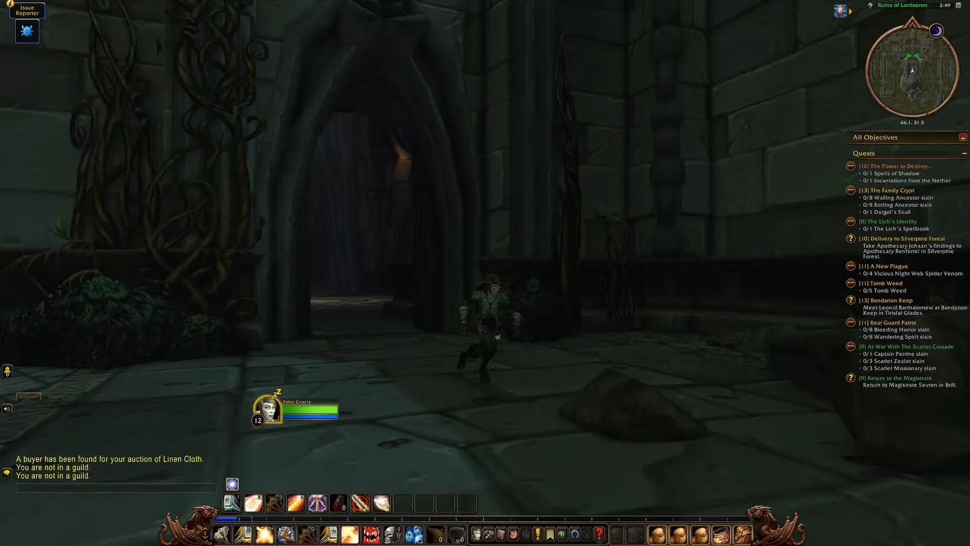 Exiting through the Ruins of Lordaeron