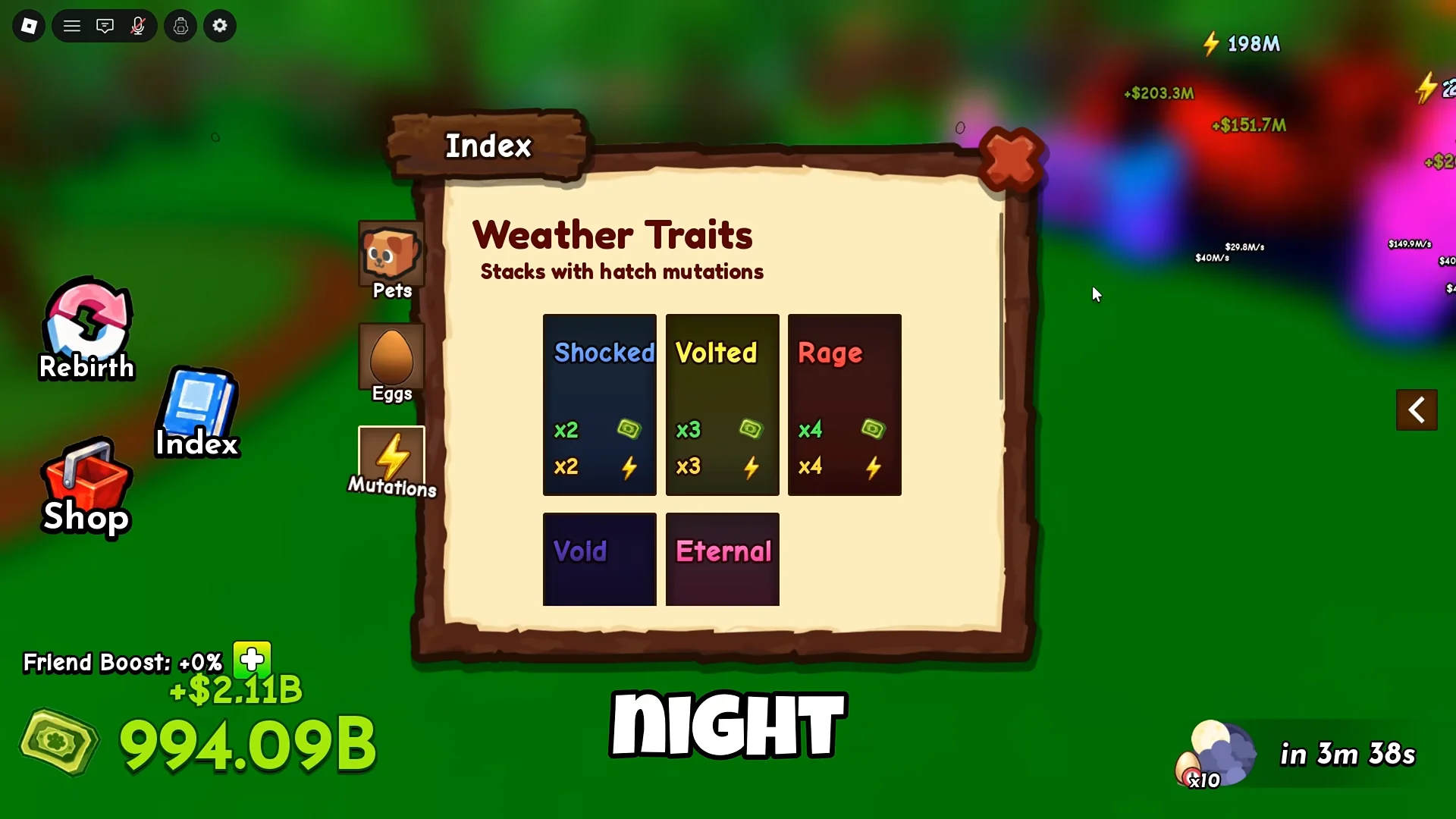 Weather Traits and Mutations