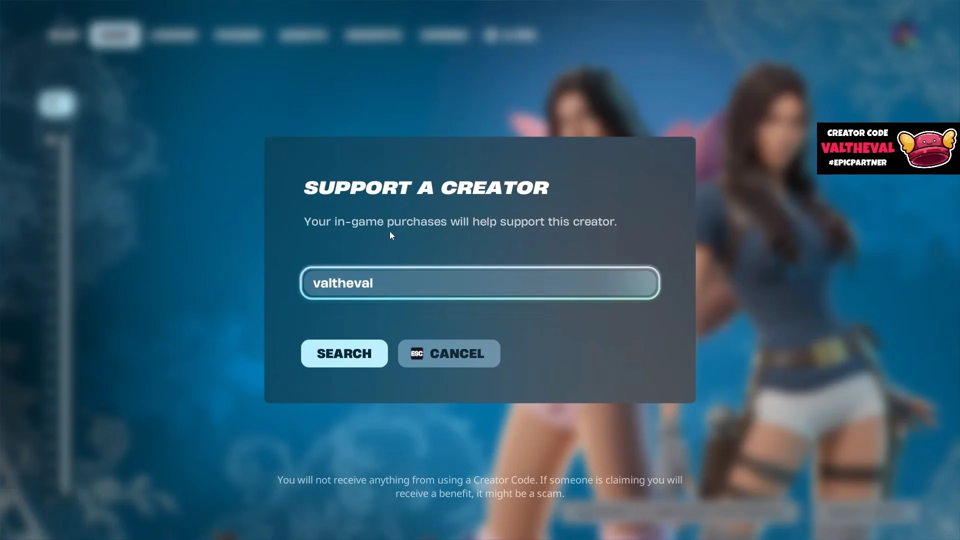Creator Code Support