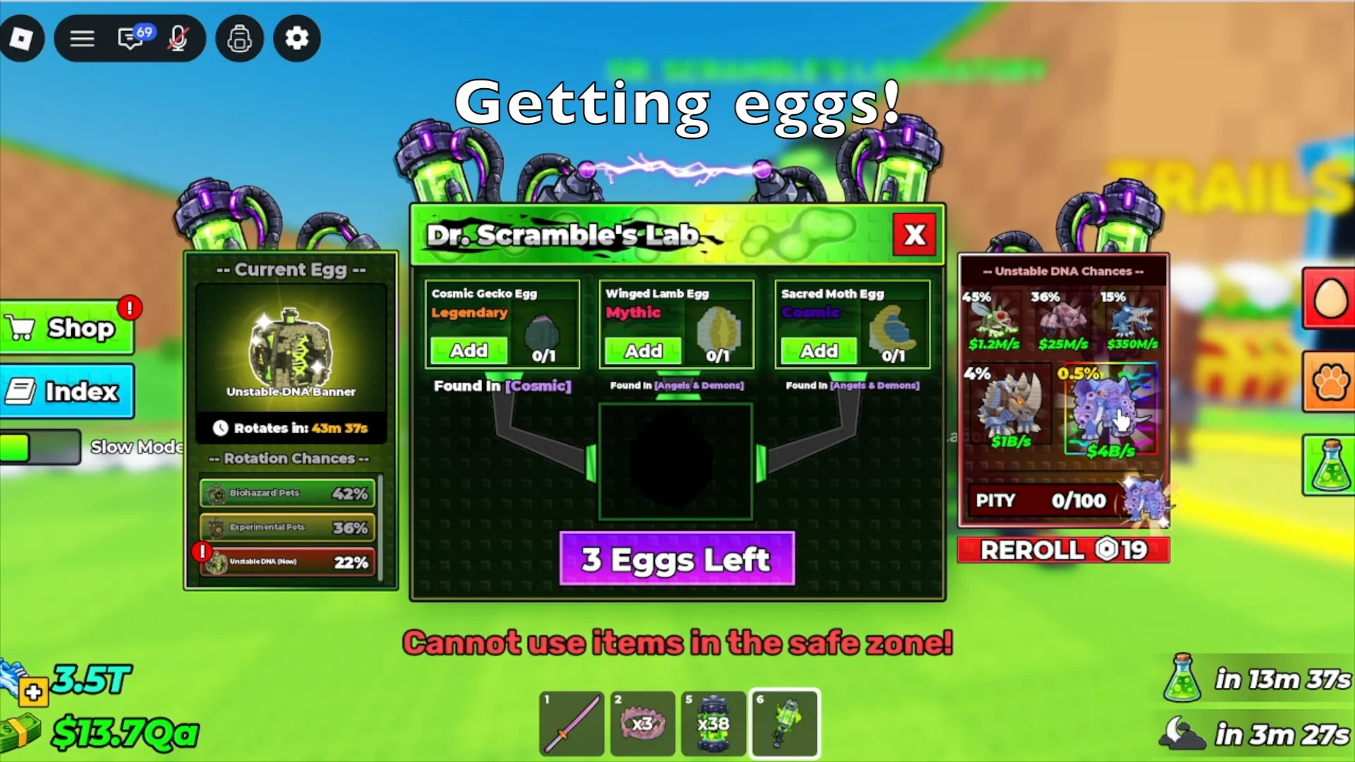 Accessing Dr. Scramble's Laboratory