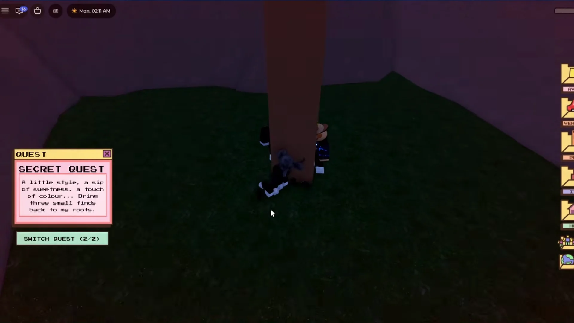Accept Secret Quest