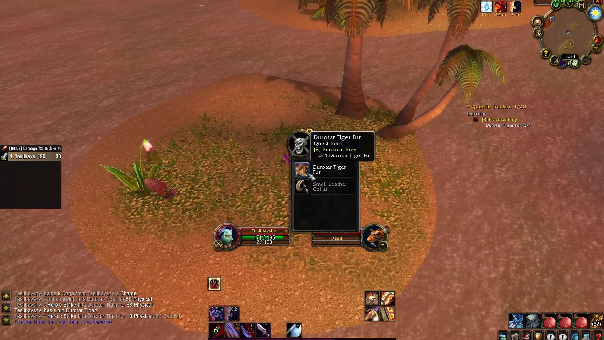First Durotar Tiger Fur