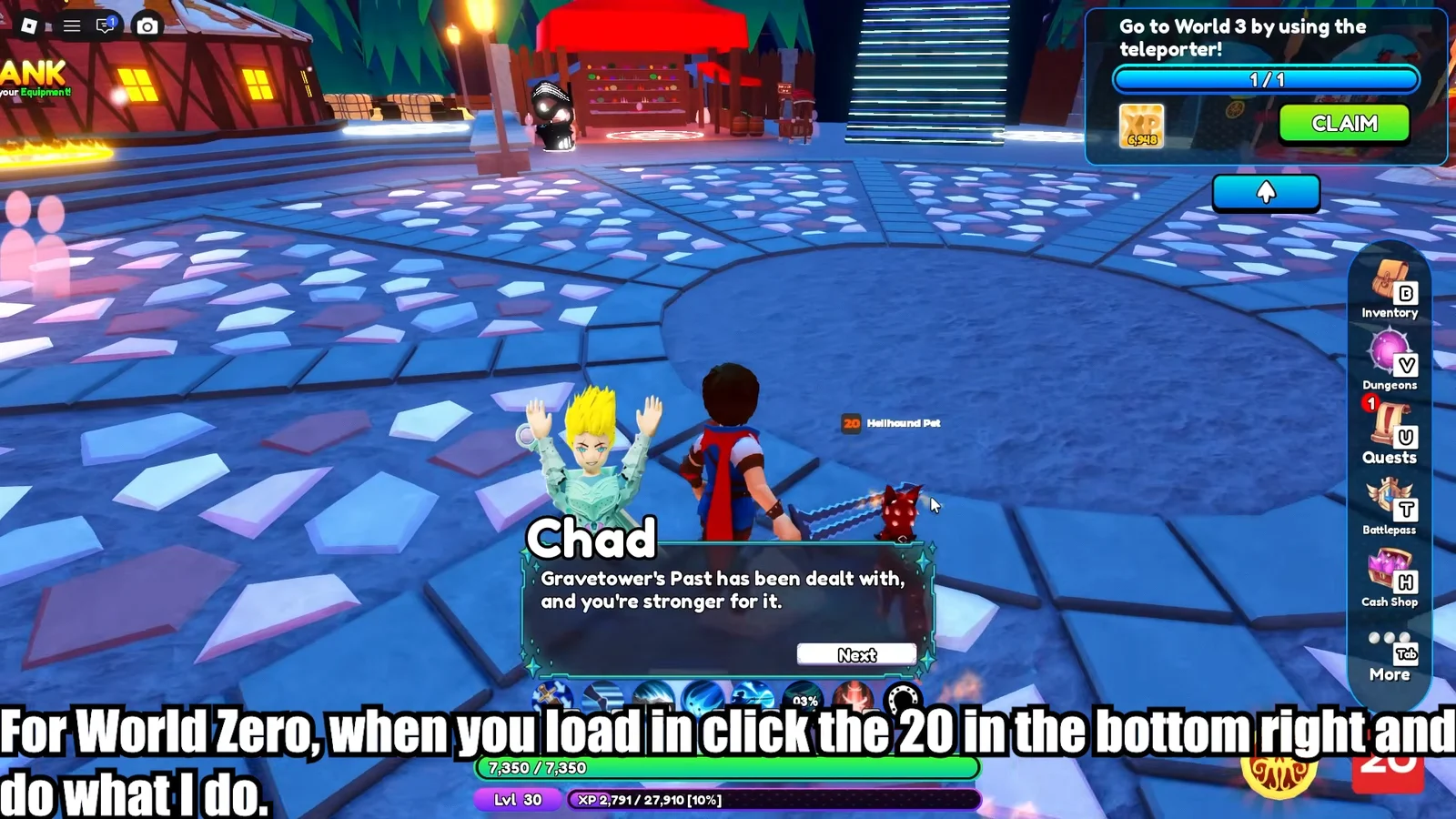 2020 Hub & World // Zero Quest