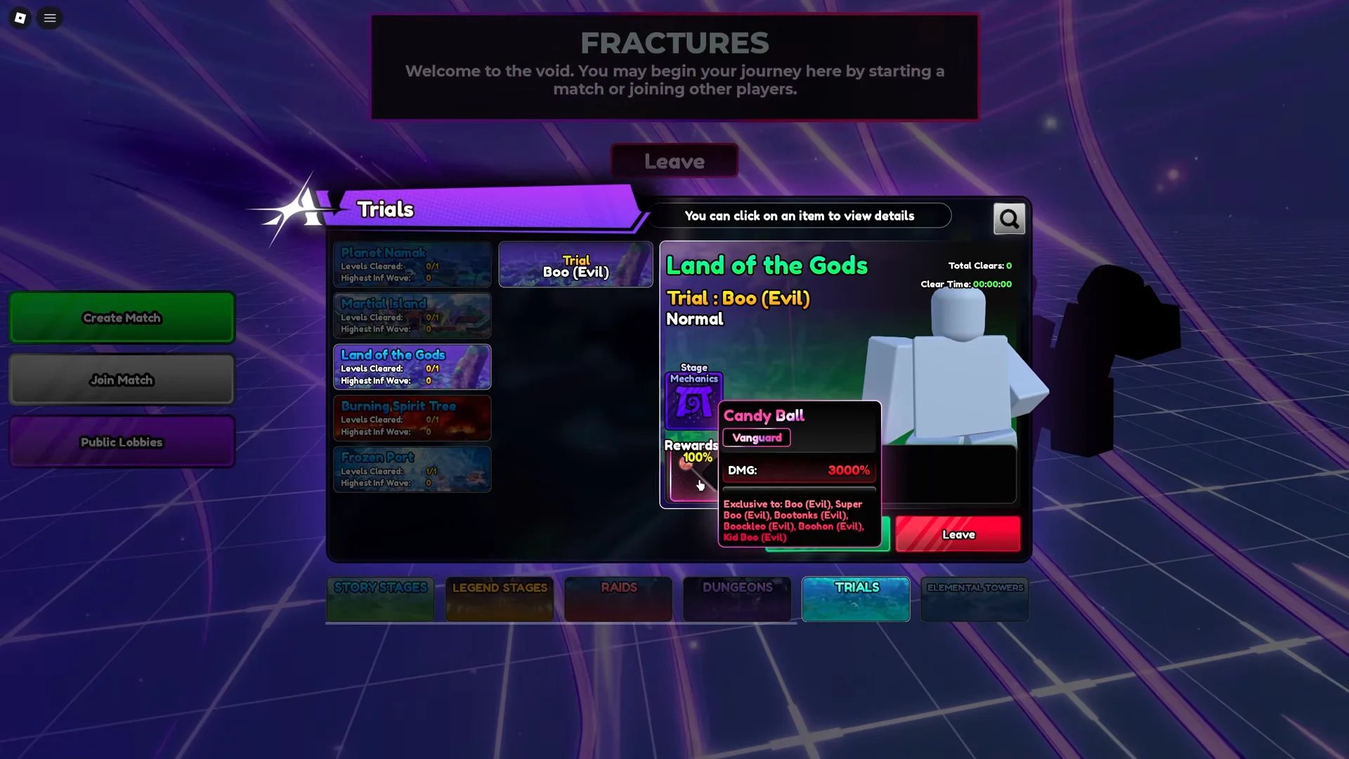 Unit 4: Boo (Evil) & Trial Setup