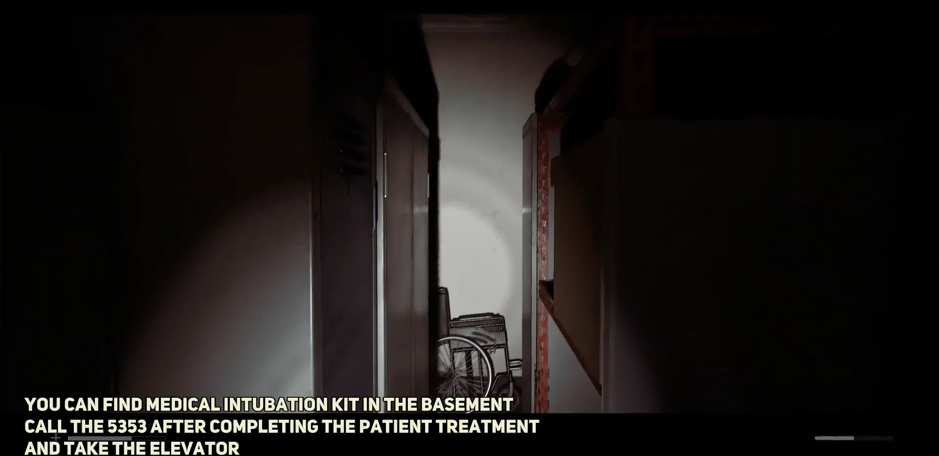 Navigating the basement