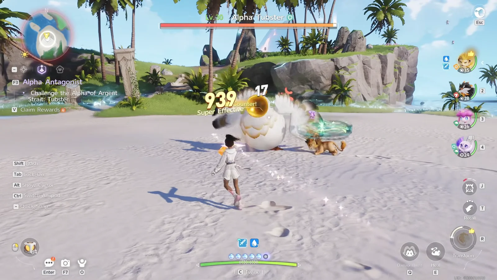 Battle with Alpha Tubster