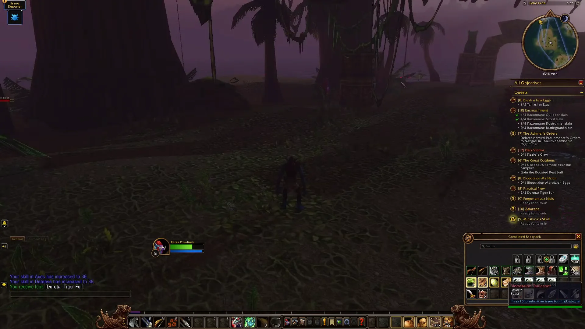 Looting First Fur & Scouting