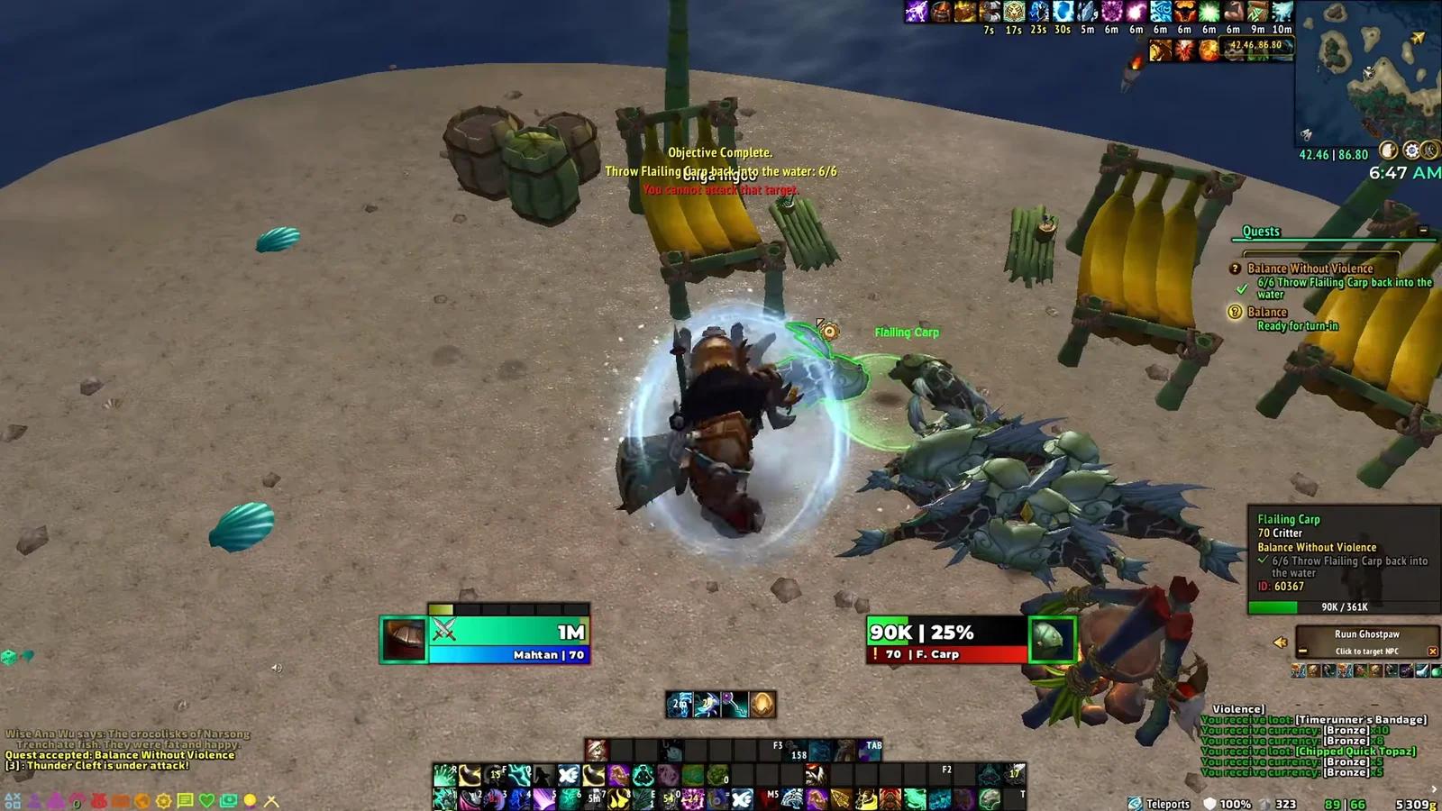 Completing Secondary Quest