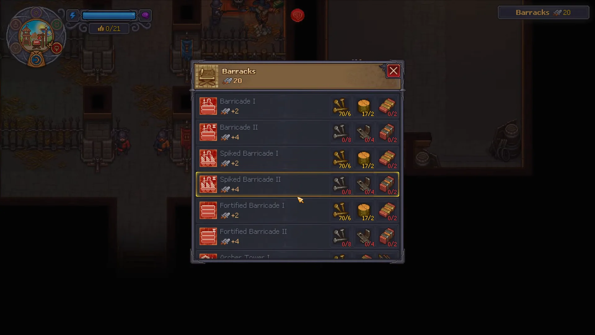 Crafting Barricades