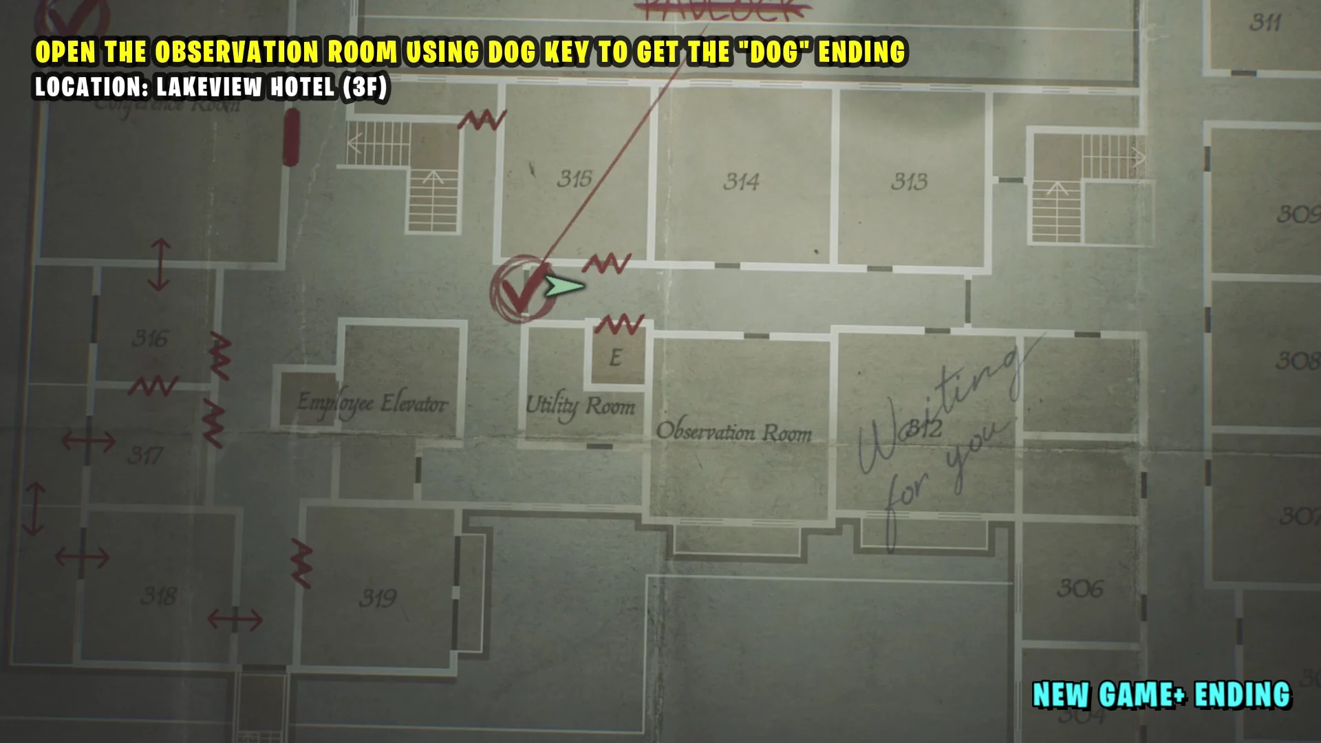 Map Location for Observation Room