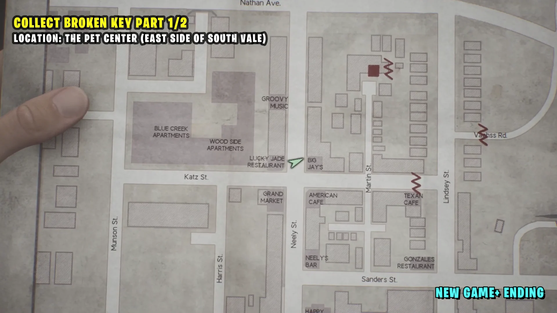 Map Location for Broken Key Part 1