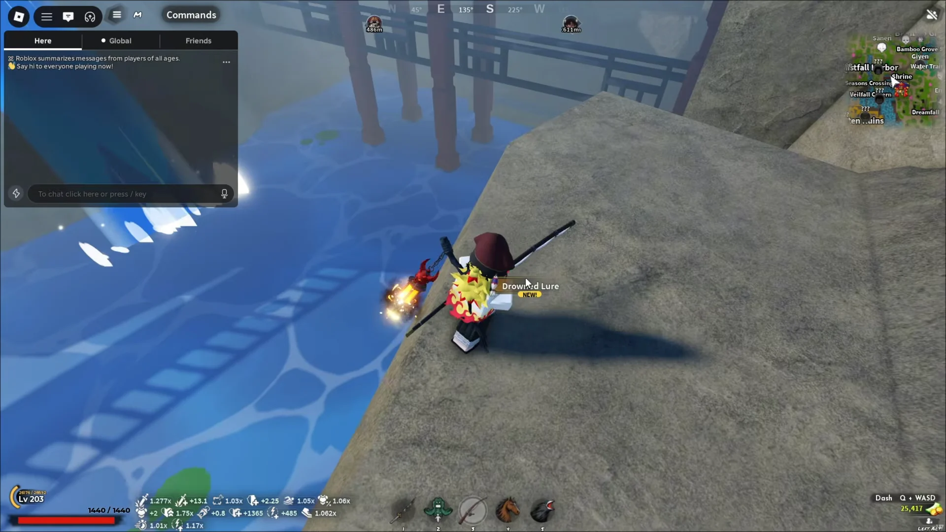 Acquiring the Drowned Lure
