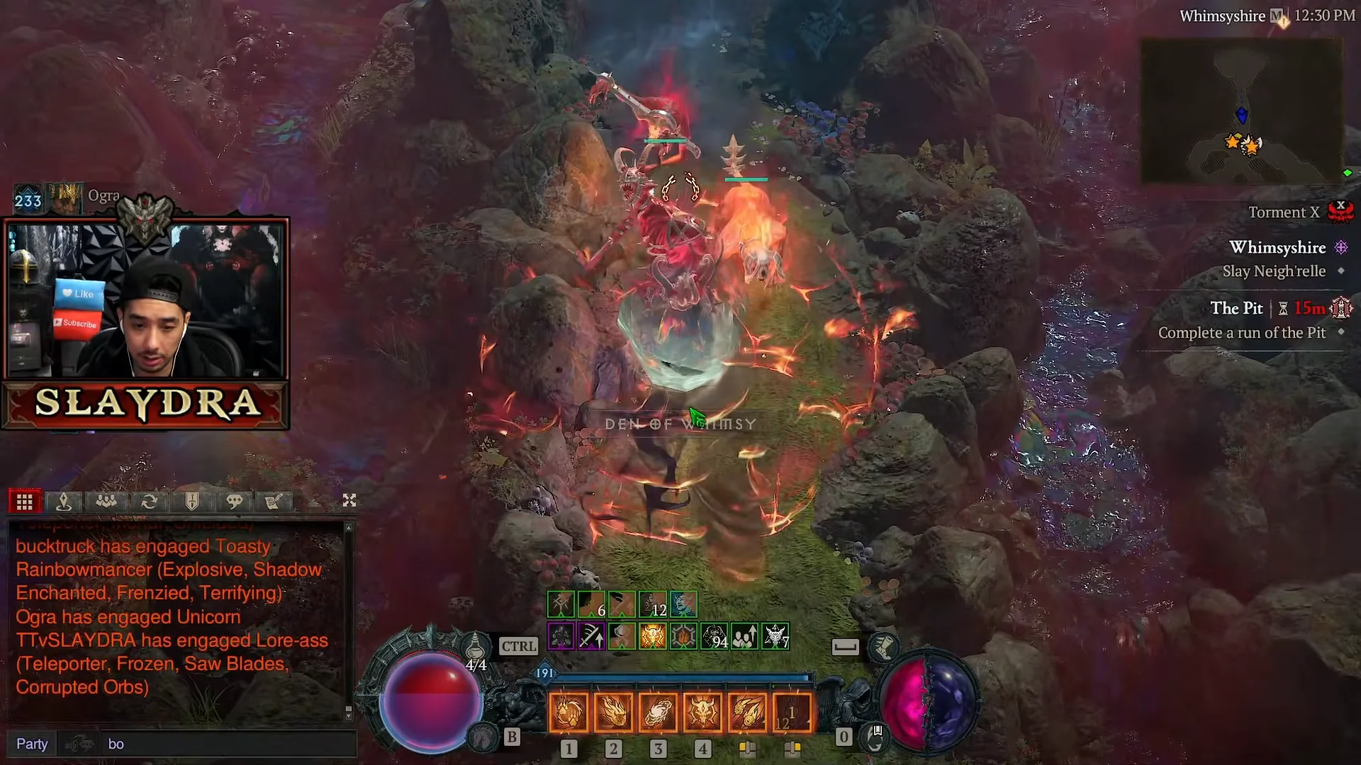 Locating Den of Whimsy Boss Entrance