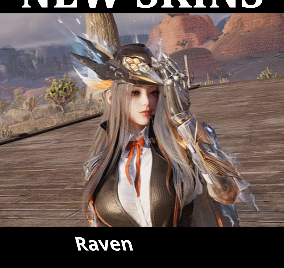 In-Game Raven Skin Model
