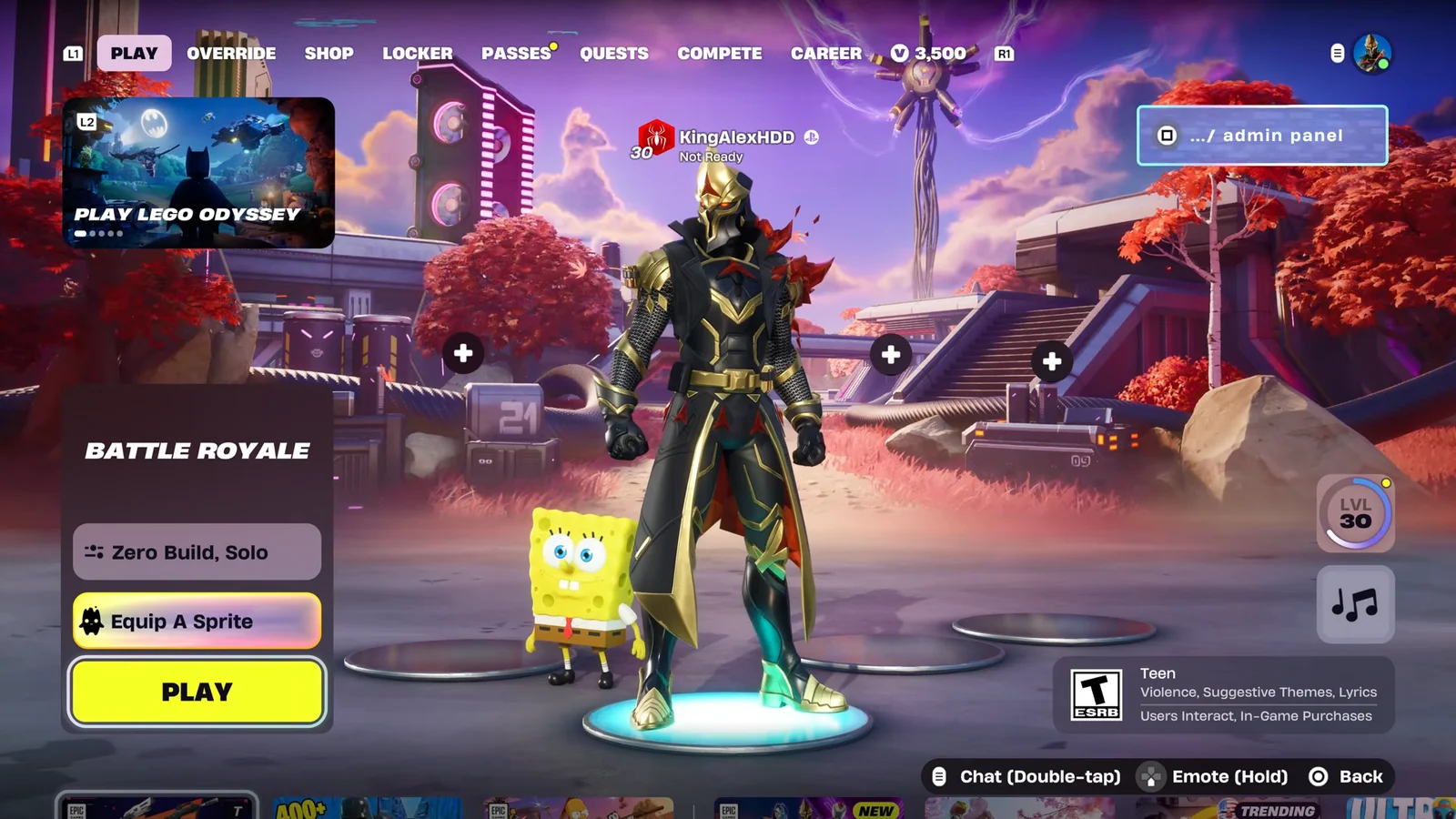 Matchmaking Zero Build Battle Royale