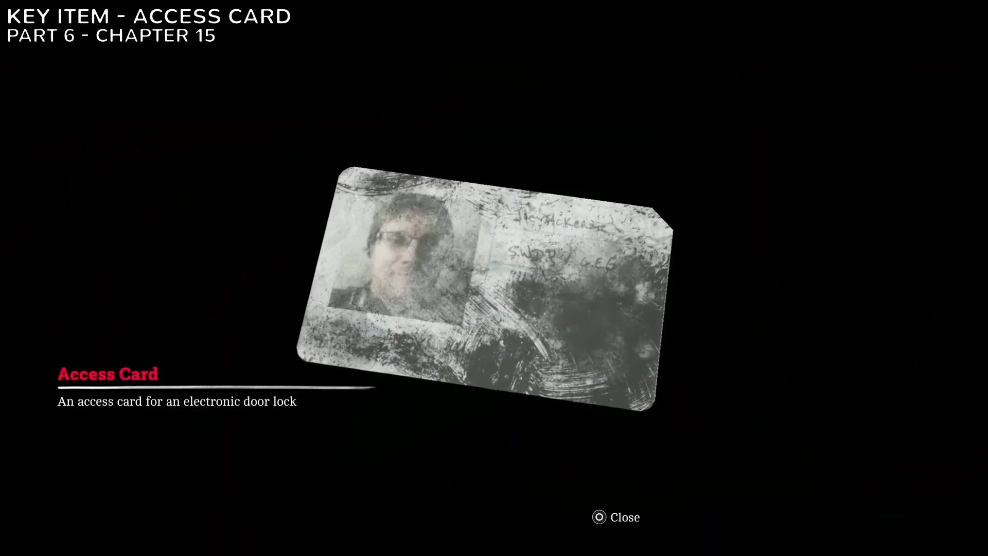 Key Item: Access Card