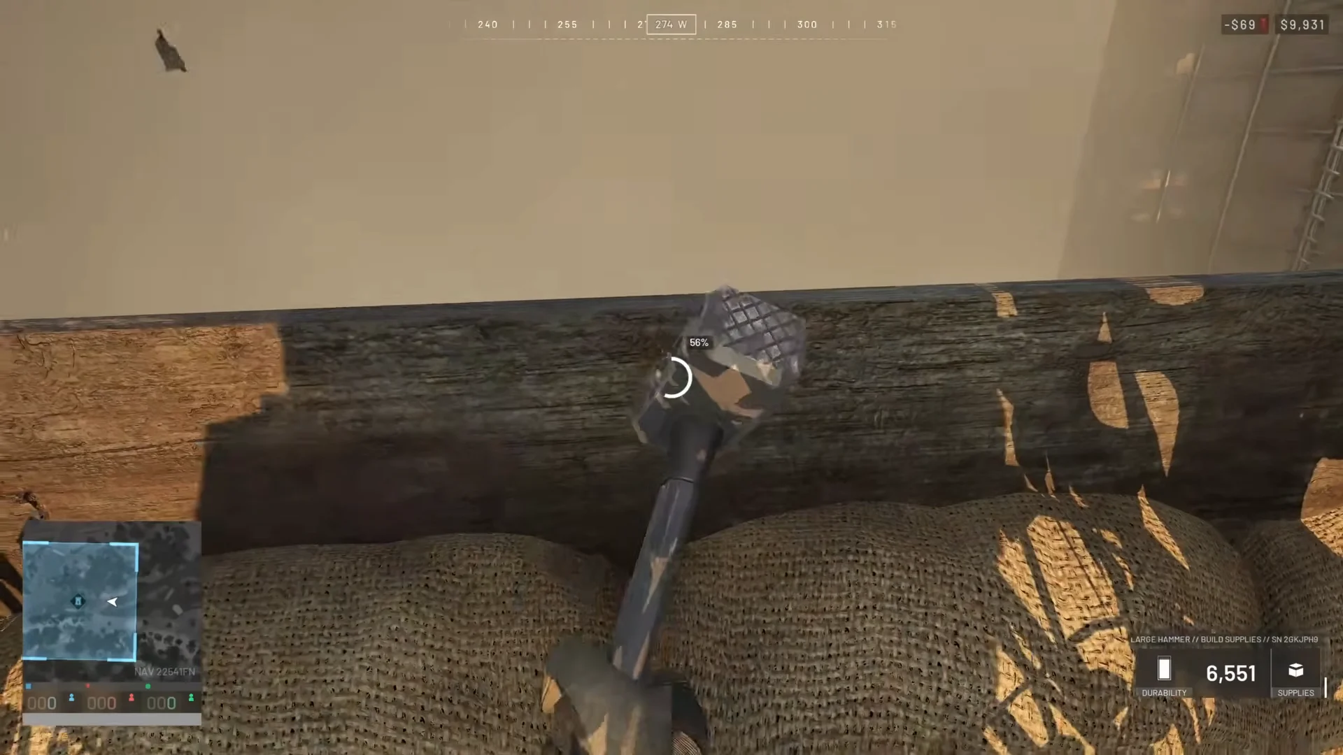Bunker Scaffolding Removal