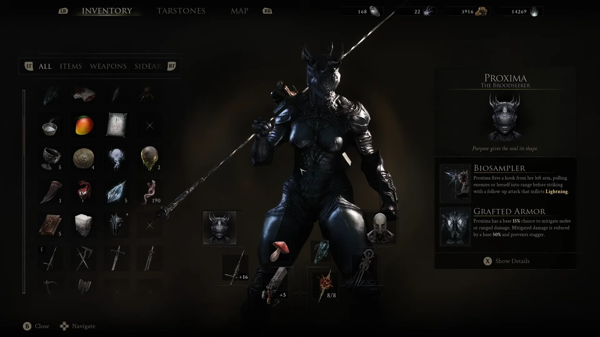 Shell and Weapon Setup
