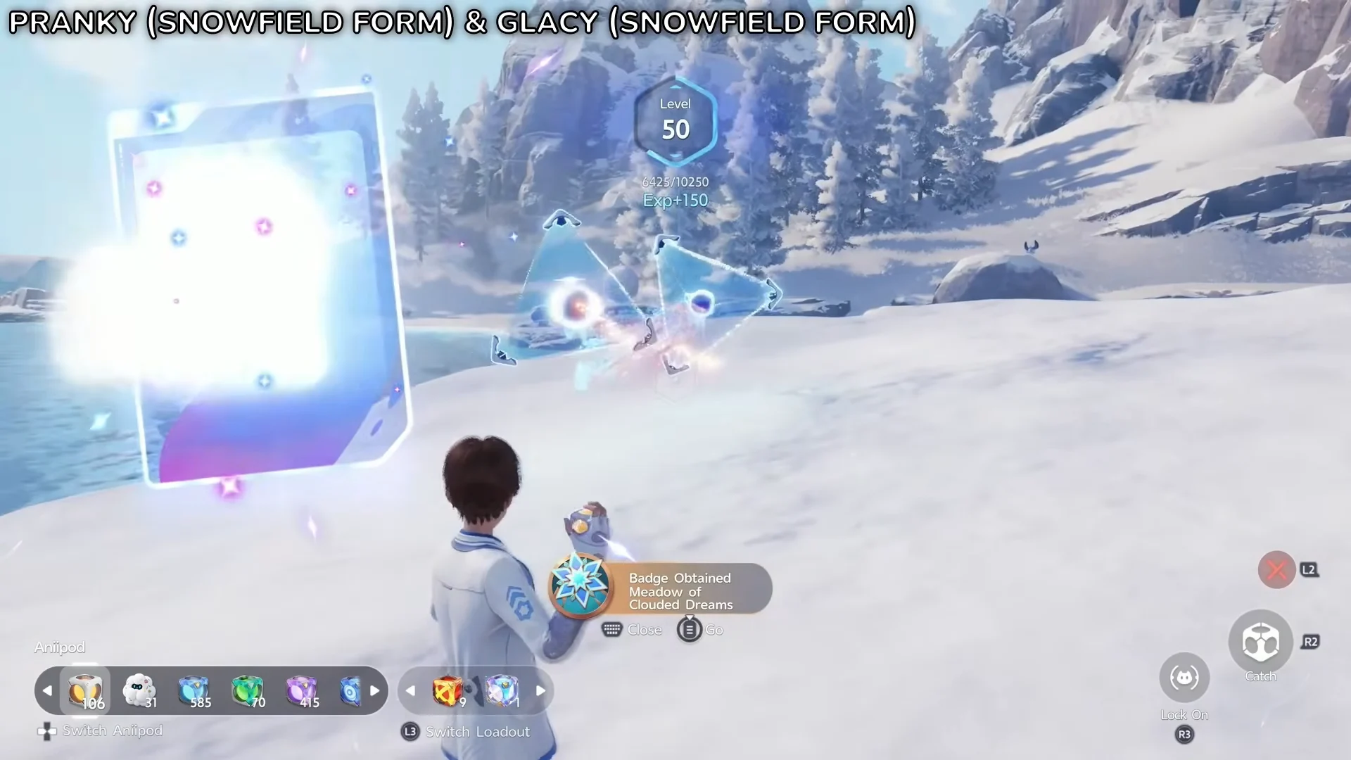 Pranky (Snowfield Form) & Glacy (Snowfield Form)